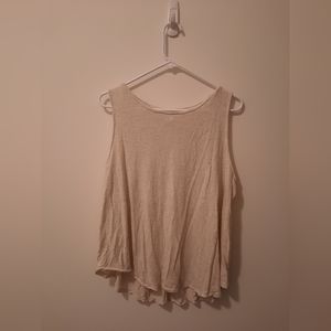 Old Navy beige sparkle sleeveless top